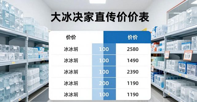 大冰块批发厂家怎么选？昆明直供渠道靠谱吗