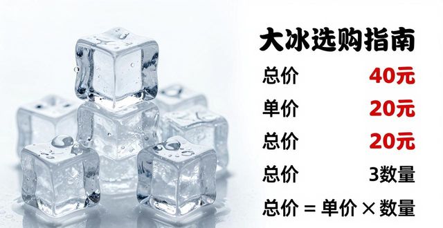 大冰块价格到底怎么算?昆明冰块选购指南